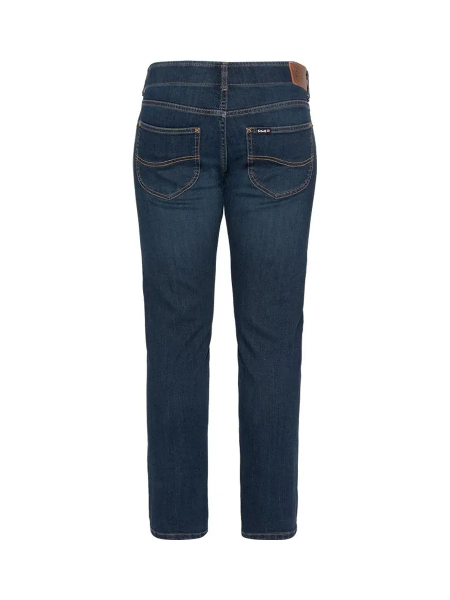 Jean Droit Bleu Foncé Homme Schott TRD196832 2