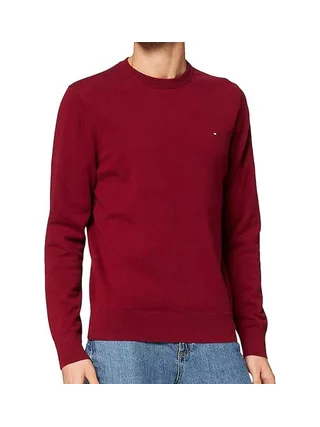 Pull Bordeaux Homme Tommy Hilfiger Pima MW0MW28047 1