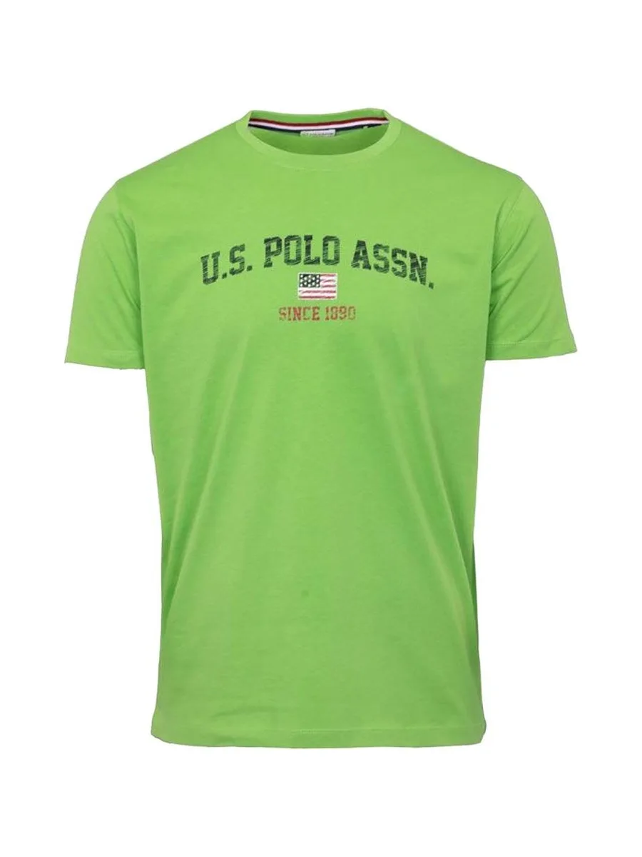 T-Shirt Vert Homme US Polo ASSN Nick 1
