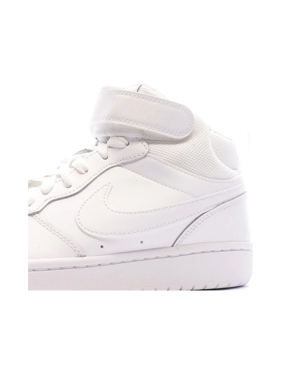 Baskets Blanche Enfant Nike Court Borough Mid 2 8