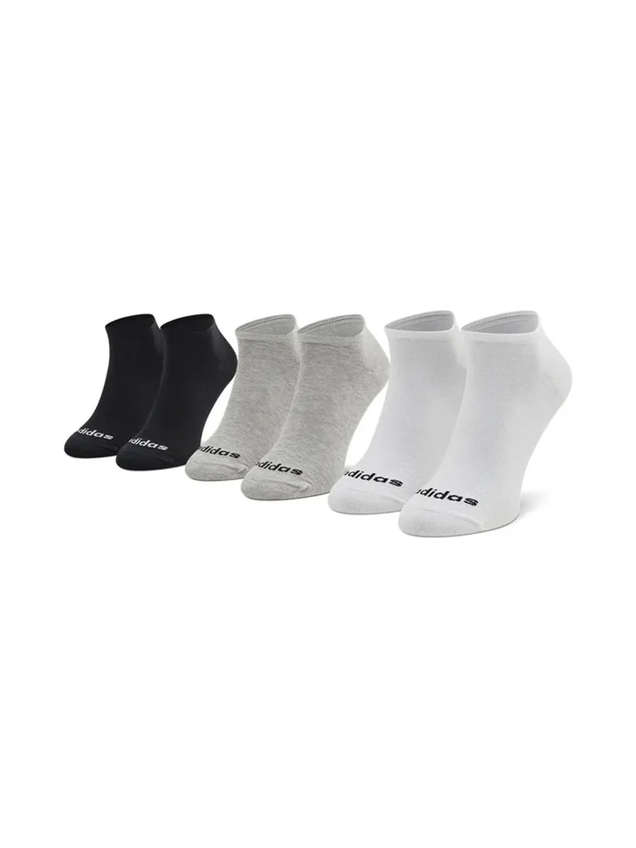 Chaussettes Noires Mixte Adidas Low Cut 1