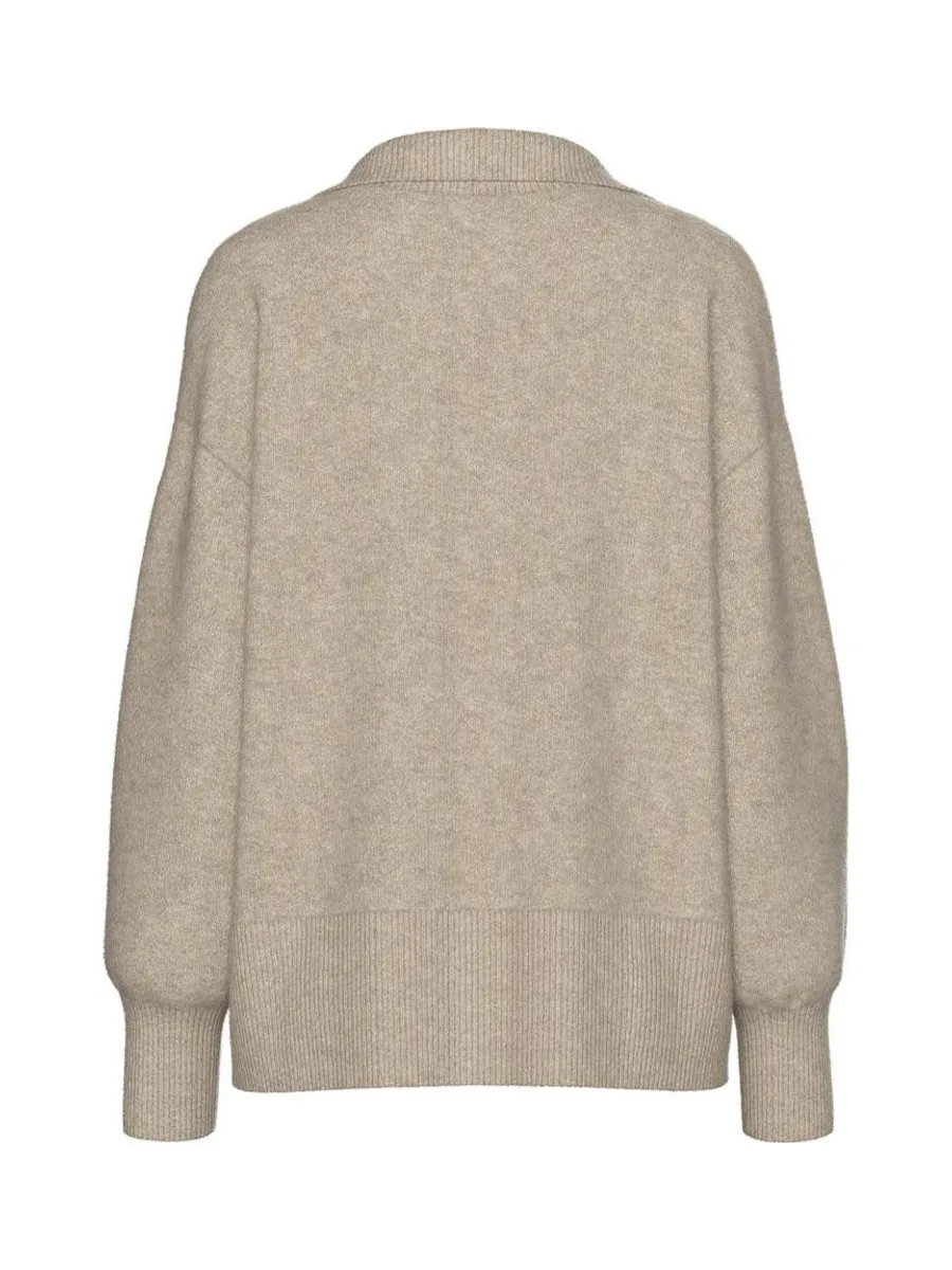 Pull Marron Femme Pieces Malou 3