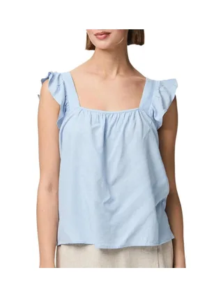 Débardeur Bleu Femme Pieces Pia 1