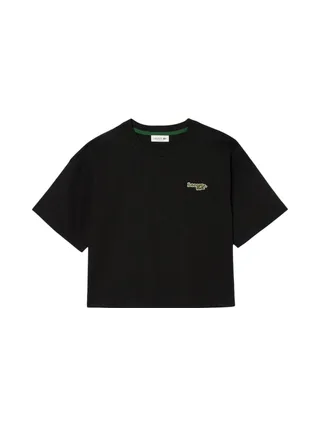 T-Shirt Marine Femme Lacoste Sigle 1