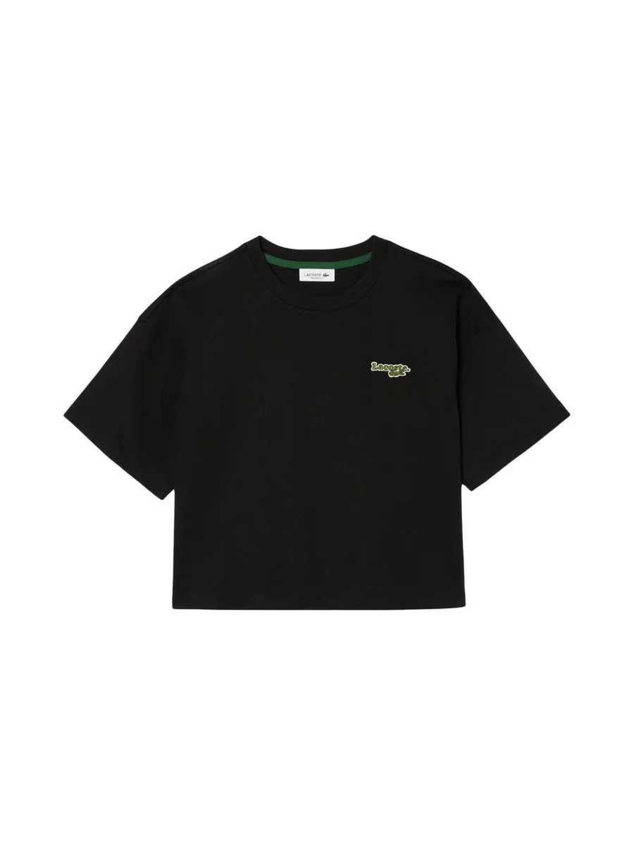 T-Shirt Marine Femme Lacoste Sigle 2