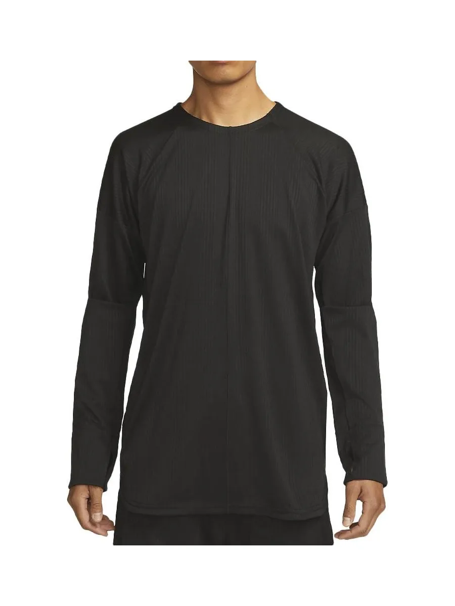 Sweat Noir Homme Nike Dri-FIT Crew Top 2