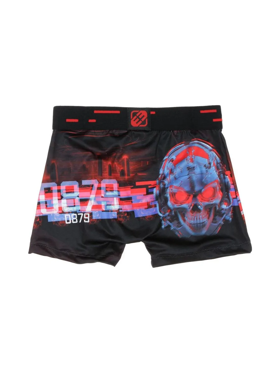 Boxer Noir/Rouge à Imprimés Garçon Freegun SKU 3