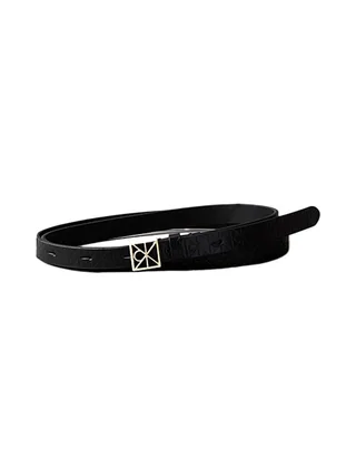Ceinture Noire Femme Calvin Klein Jeans Emblem LV04F7048G - T 1