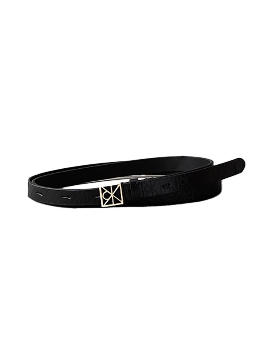 Ceinture Noire Femme Calvin Klein Jeans Emblem LV04F7048G - T 2