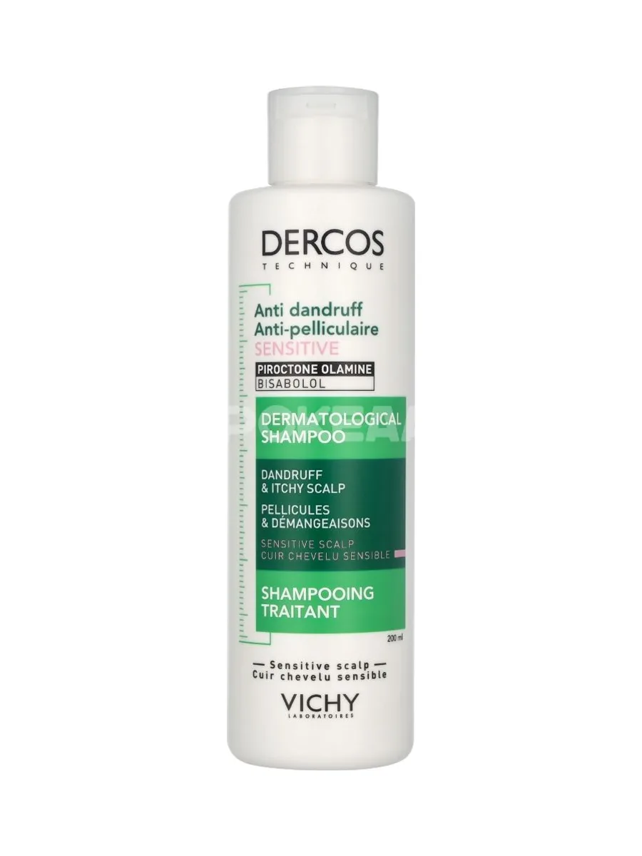 Vichy Dercos Anti-Dandruff Sulphate Free Shampoo 200ml - Sensative skin 2