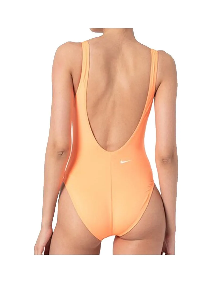 Maillot de bain Orange Femme Nike Back 3