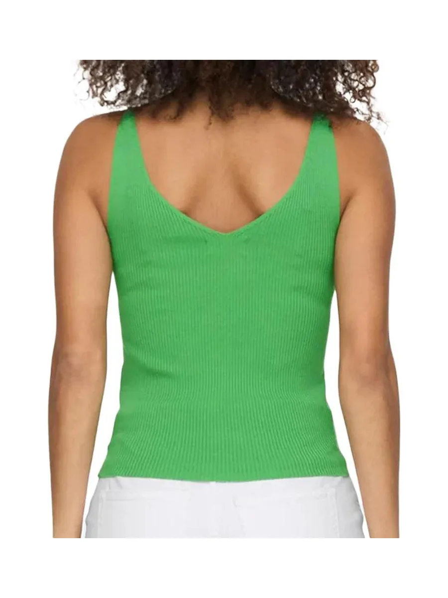 Débardeur en Maille Vert Femme JDY Nanna 15180497 3