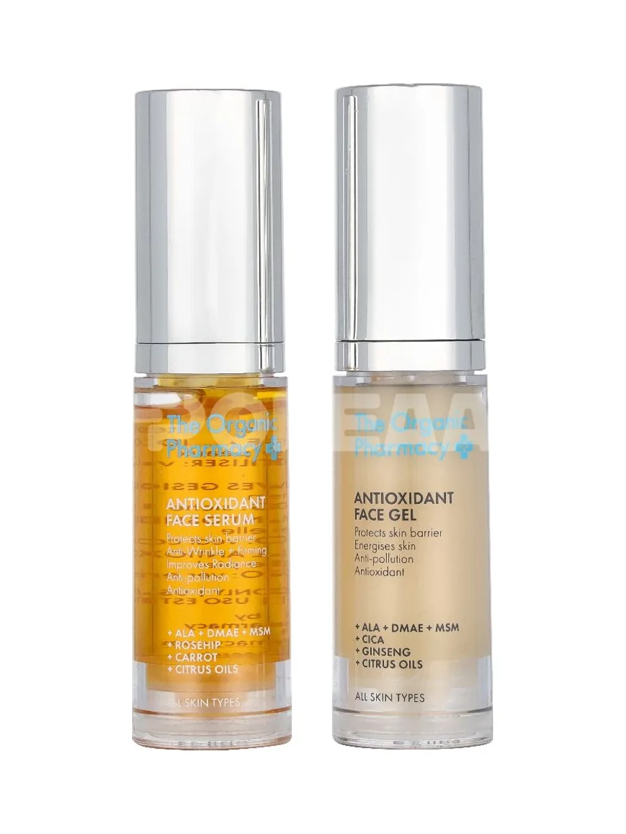 The Organic Pharmacy Antioxidant Mini Set 10ml - Antioxidant Face Gel 5ml/Antioxidant Face Serum 5ml 2