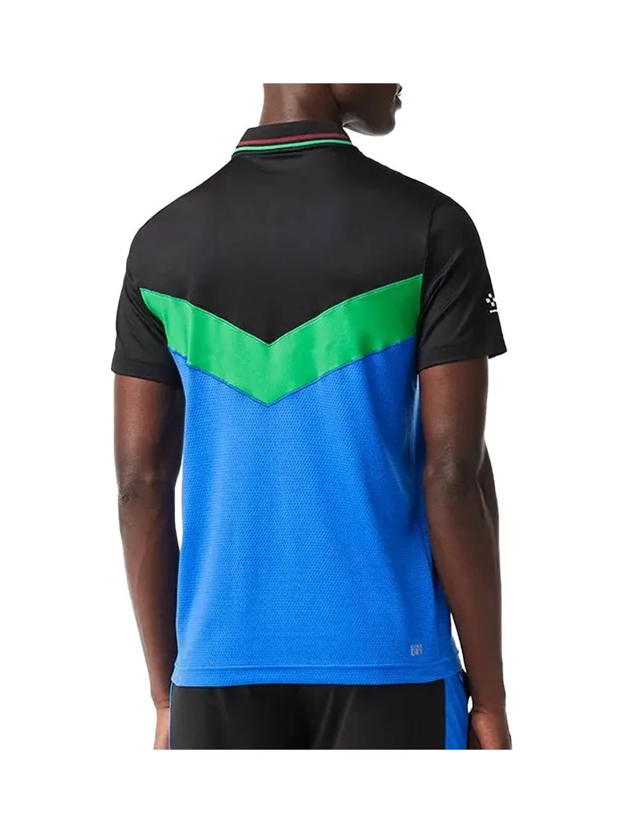 Polo Noir Homme Lacoste Tennis x Daniil Medvedev 3