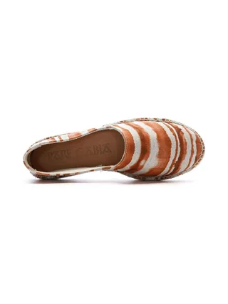 Espadrilles Orange/Beige Femme Pare Gabia Anaia 5