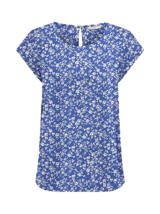 Top Bleu/Blanc à motifs Femme Only Nova 1