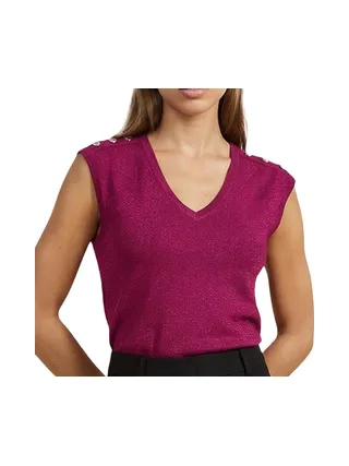 T-Shirt Violet Femme Morgan DIVALI 1