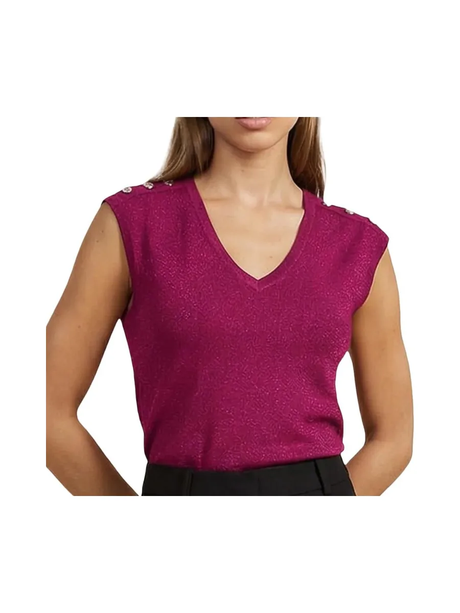 T-Shirt Violet Femme Morgan DIVALI 2