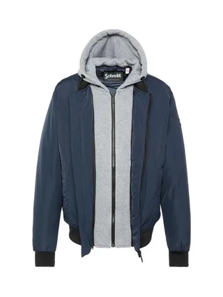 Blouson Marine Schott Pastron Amovible 3
