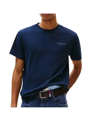T-shirt Marine Homme Tommy Hilfiger Tjm Slim Linear Ches-dark 1