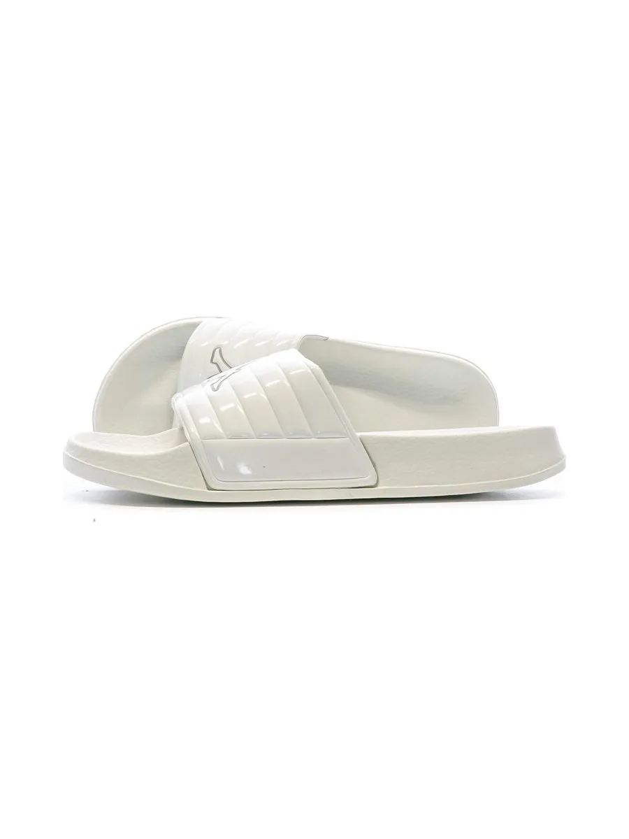 Claquettes Blanche Femme Kappa Noles 361I15W 2