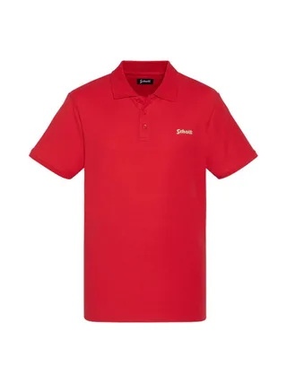 Polo Rouge Homme Schott PS0022 1