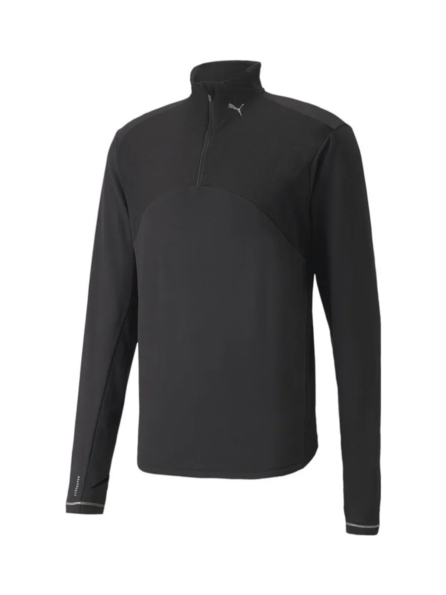 Sweat Noir Homme Puma Run Cloudspun 2