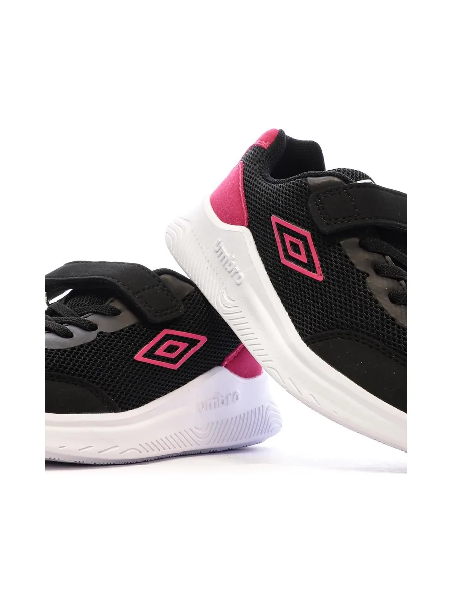 Baskets fille Umbro Nateo Noir/Rose – Style et confort sportif 8