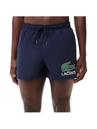 Short de bain Marine Homme Lacoste Croc Print 1