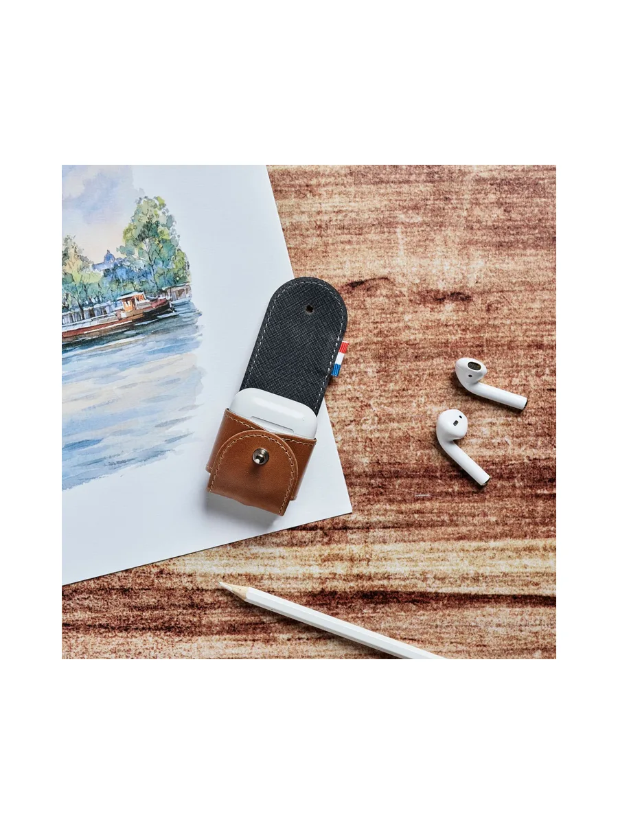 THIB - Étui AirPods 1 & 2 en liège - Naturel 100