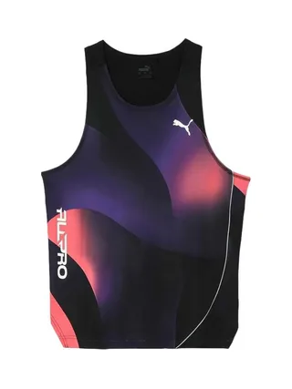 Débardeur Noir/Rose Homme Puma All Pro Aop 1