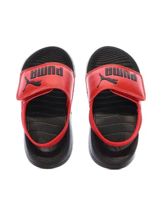 Sandales Noire/Rouge Enfant Puma Popcat 20 3