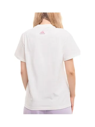 T-shirt Ecru Femme Adidas W Lin Spw Gt 2