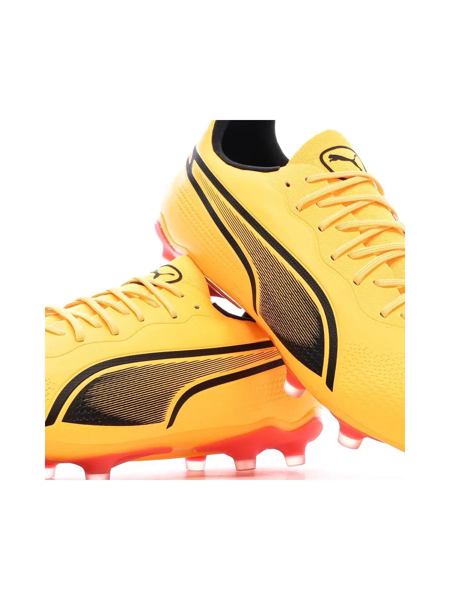 Chaussures de Foot Jaunes/Noires Homme Puma King Pro FG/AG 8