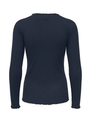 T-Shirt Manches Longues Marine Femme JDY Fransiska 2