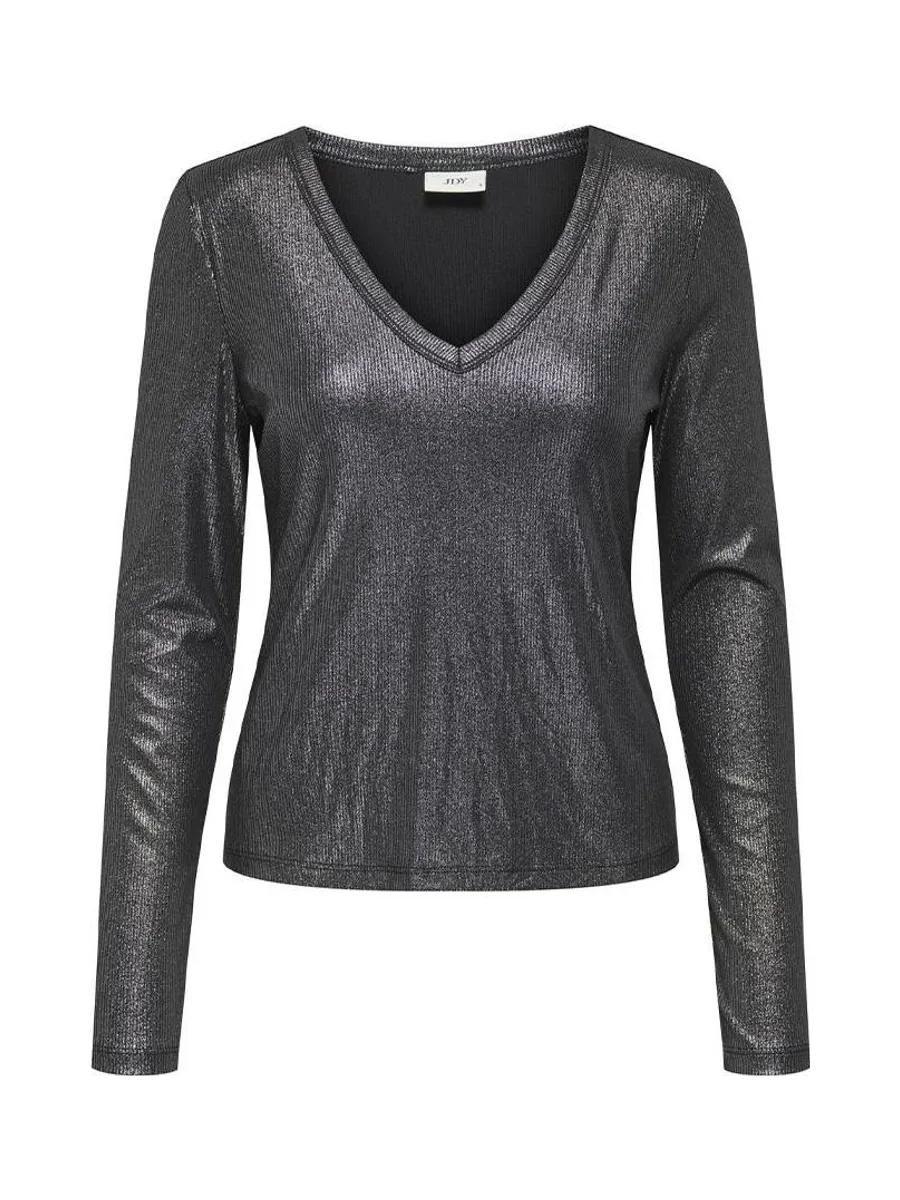 T-Shirt Manches Longues Noir Femme JDY Sofia 1