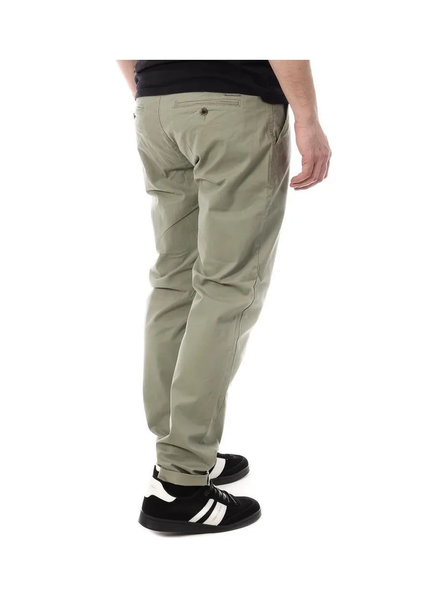 Pantalon Chino Vert Homme Paname Brothers Costa1 3