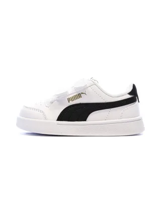 Baskets Blanc/Noir Garçon Puma Shuffle 1