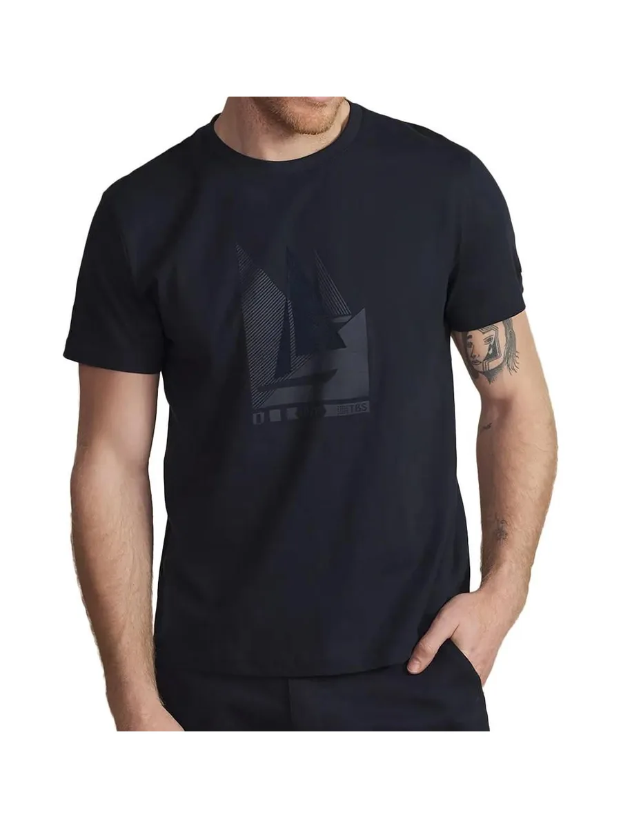 T-Shirt Marine Homme TBS OMARITEE 2