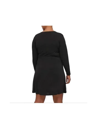 Robe Noire Femme Vila Evoked Borneo 2