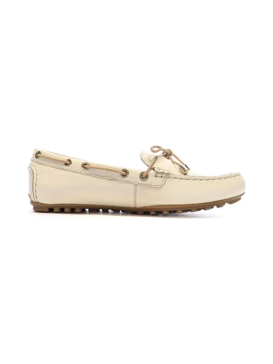 Mocassins Beige Femme Geox Leelyan 3