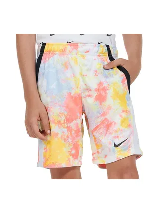 Short Jaune/Orange/Bleu Garçon Nike Dry Short 1