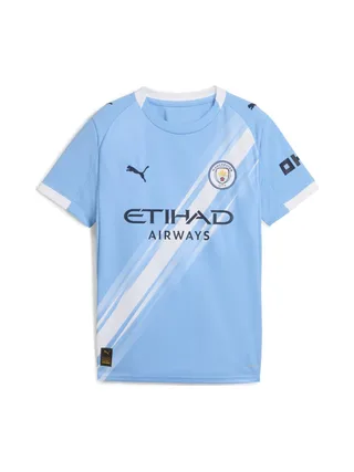 MANCHESTER CITY Maillot de Football Bleu Garçon Puma 25/26 1