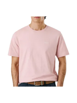 T-shirt Rose Homme Pepe Jeans Contrast Connor 1