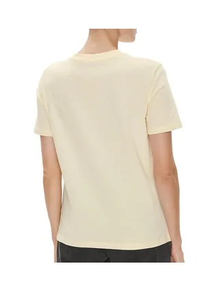 T-shirt Beige Femme Calvin Klein Jeans Ck Embro 2