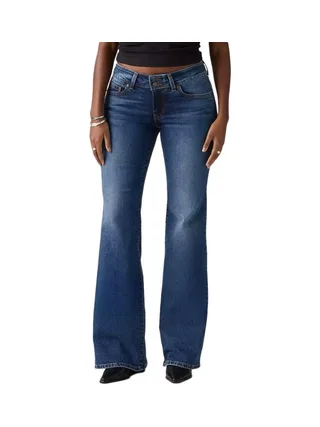 Jean Flare Bleu Foncé Femme Levi's Superlow 1