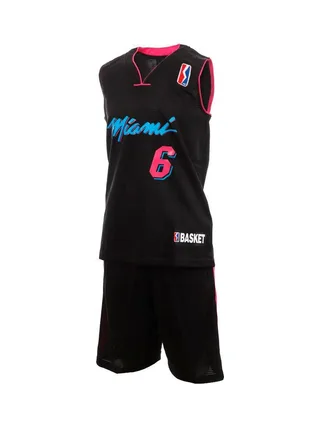 Miami Heat Ensemble de basketball Noir Enfant Sport Zone 1