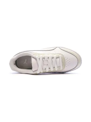Baskets Blanches/Mauve Fille Puma Carina Mia 4