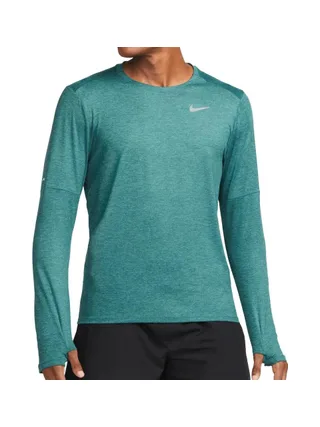 T-shirt Manches Longues Vert Homme Nike Elmnt Crew 1