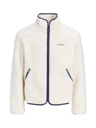 Veste Polaire Sherpa Écru Homme Jack & Jones Teddy 3